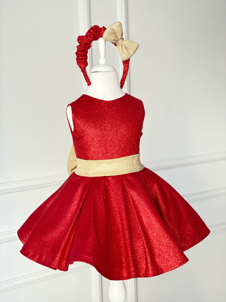 Sparkle Christmas Dress, Red Christmas Dress, Toddler Christmas Dress, Girl Noel Gown, Baby Xmas Dres, Red Tulle Dress