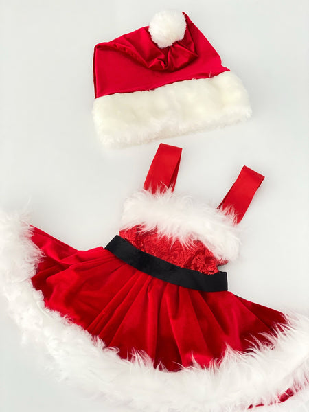 Miss Santa Claus Dress, Girl Noel Costume, Toddler Christmas Dress, Baby  Noel Outfit, Christmas Tree  Photoshoot  Dress, Noel Outfit