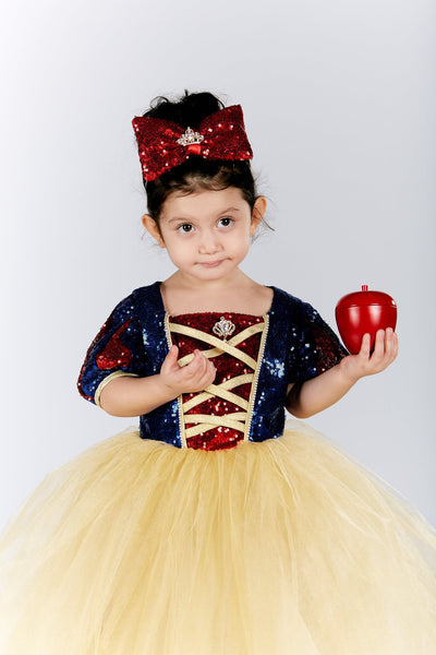Snow White Inspired Costume, Snow White Girl Costume, Girl Birthday Costume, Girl Party Dress, Photoshoot Dress,