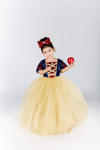 Snow White Inspired Costume, Snow White Girl Costume, Girl Birthday Costume, Girl Party Dress, Photoshoot Dress,