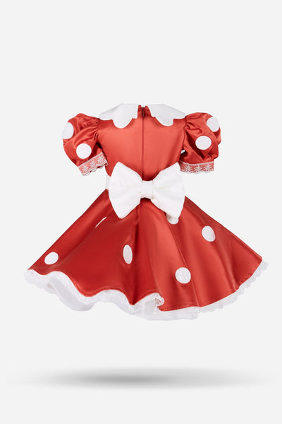 Minnie Inspired Costume, Girl Costume, Inspired Dress, Red Toddler Birthday Dress, Birthday Costume, Infant Costume, Girl Birthday Gown